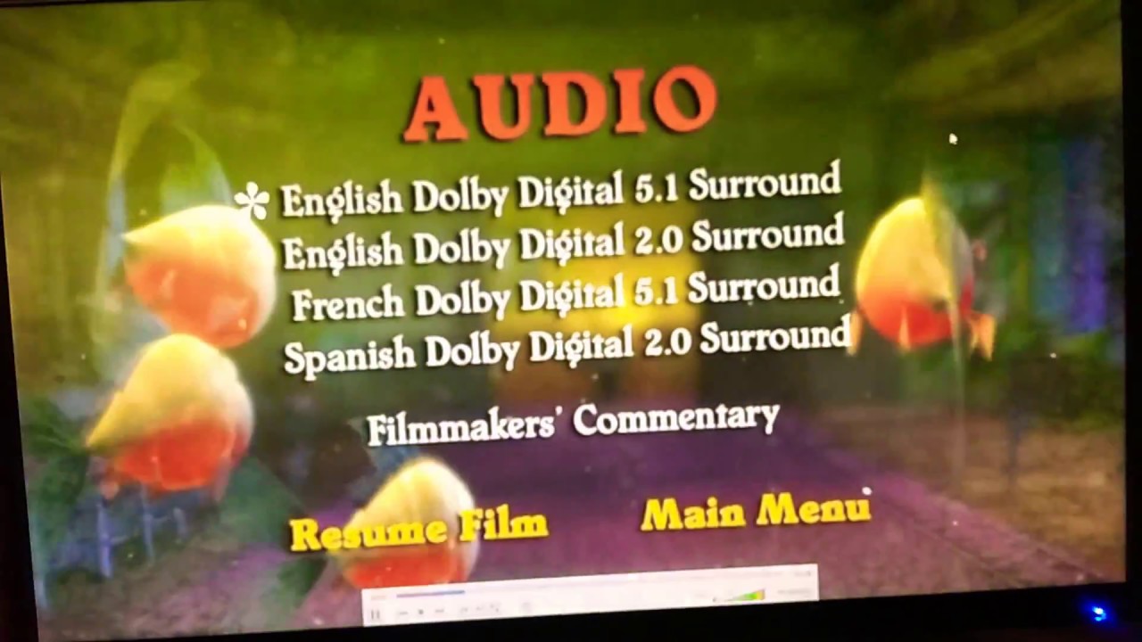 Shark tale DVD menu walkthrough