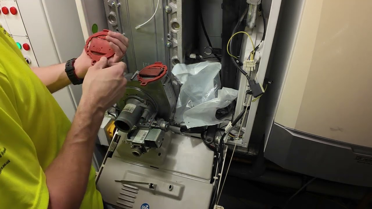 Servicing 90kW Remeha boiler
