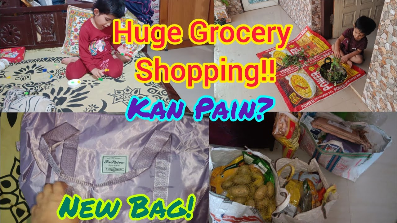 Huge Grocery Shopping!!Kan Pain?New Bag!