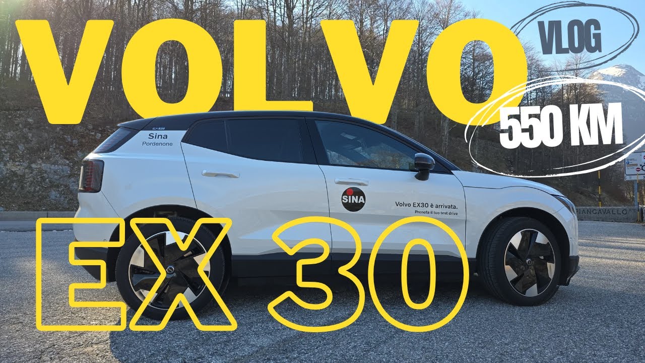 550KM con VOLVO EX 30 VLOG | LASCIO TESLA PER 4 GIORNI, COSTI CONSUMI AUTONOMIA. La portiamo ovunque