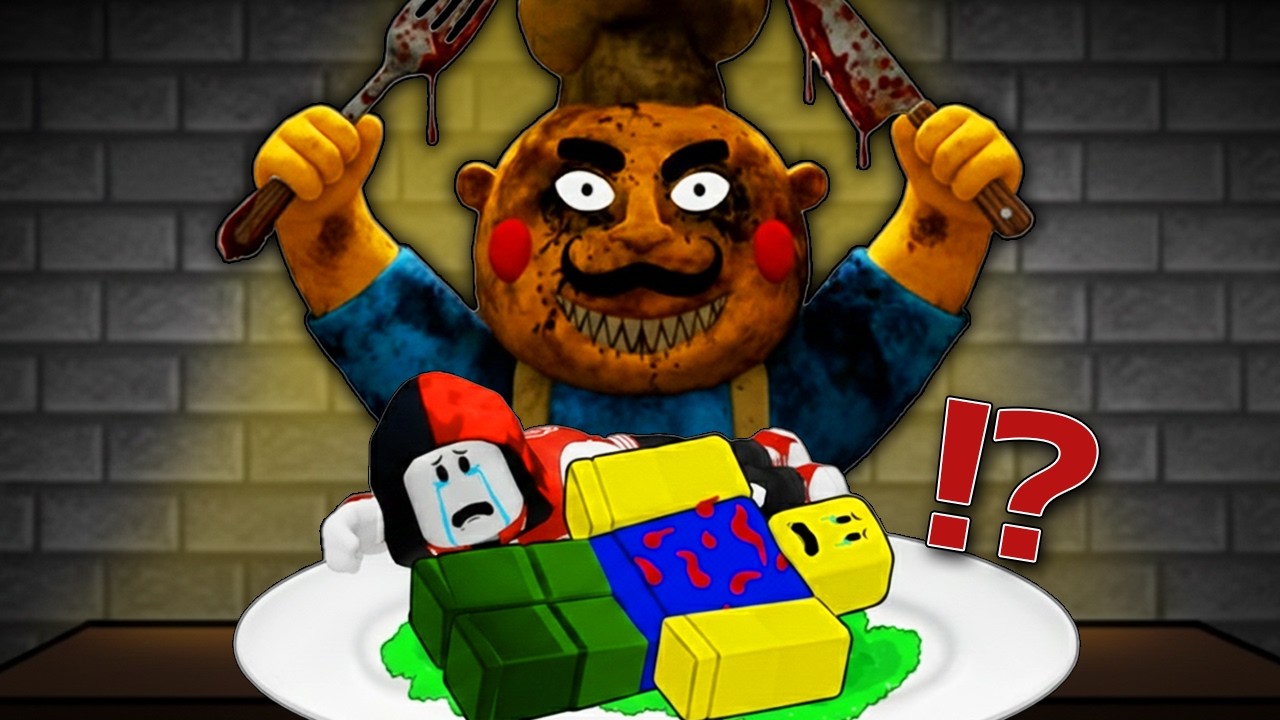 人間を食べるシェフから逃げるロブロックス!!【ROBLOX/ロブロックス】