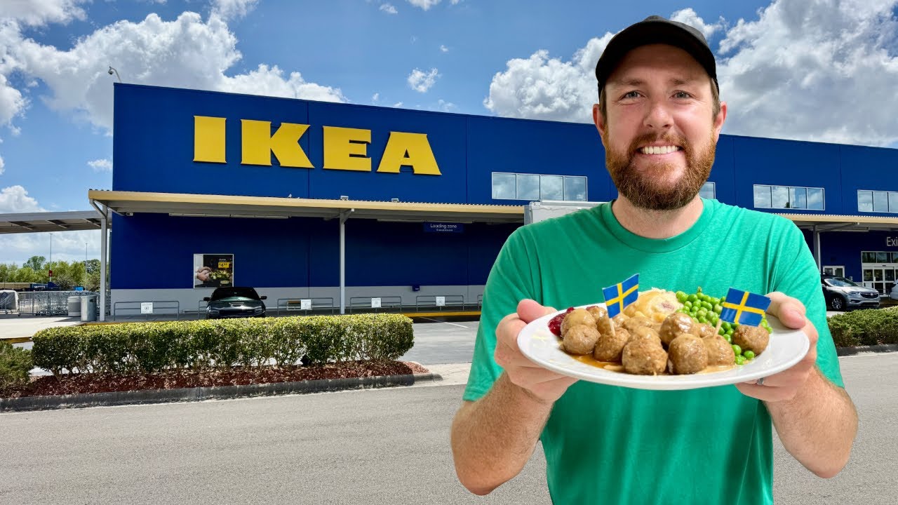 Знаменитые шведские фрикадельки в ресторане IKEA | Недорогой обед!