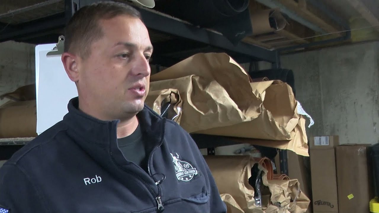 Firefighter-turned leather smith makes custom gear for fellow first responders