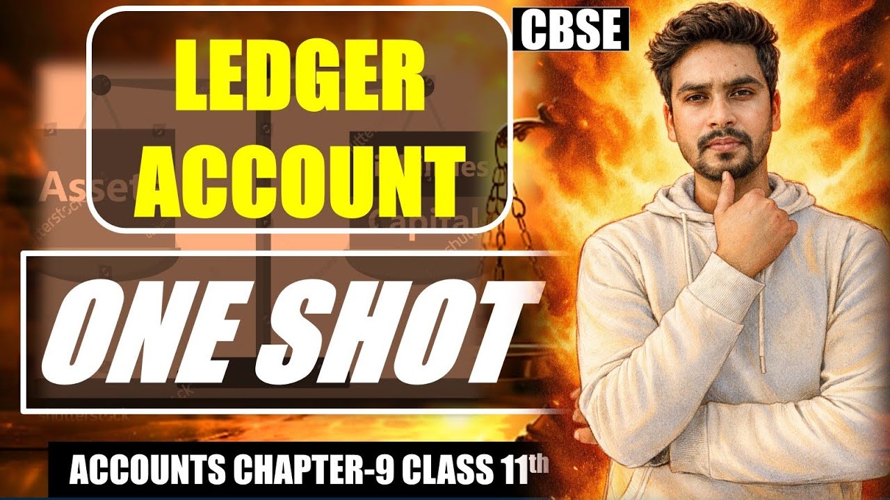 Ledger Account | One shot | class 11th | CBSE | chapter -9 | #tsgrewal #dkgoyal #BBSE