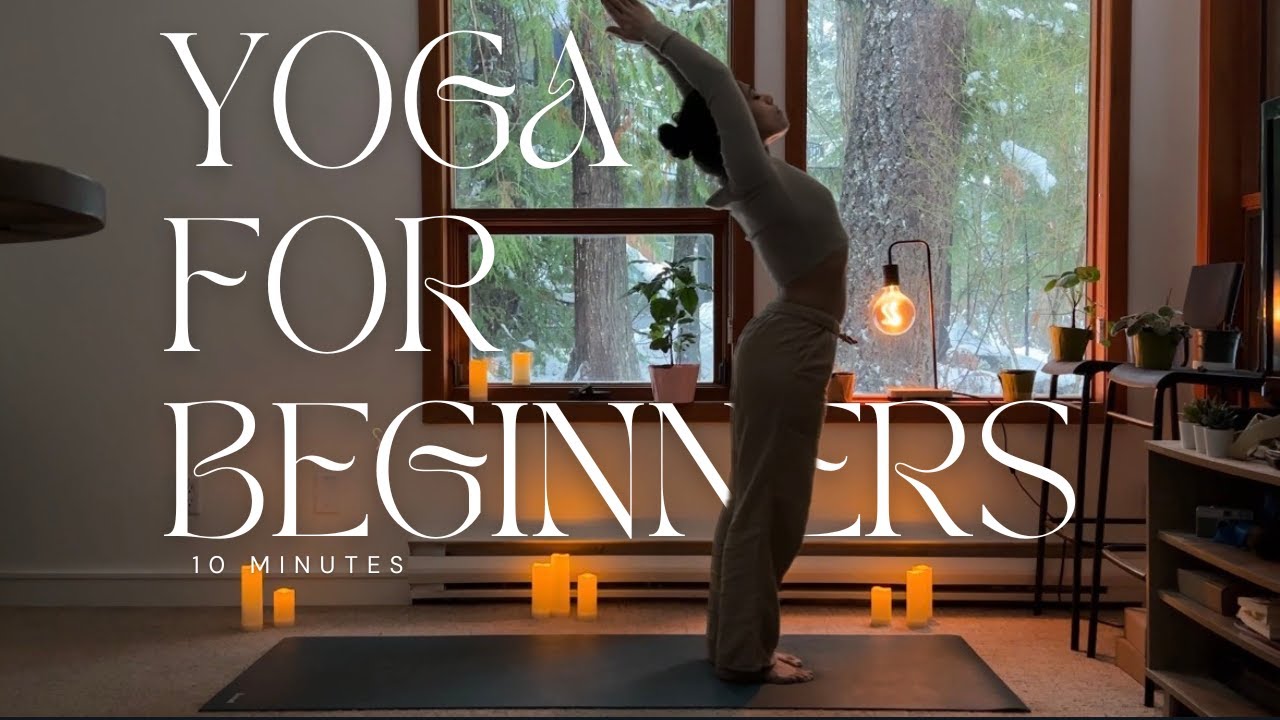 Yoga for Beginners | 10 Minute Breath-Centered Movement | For Shoulders, Back, Hamstrings, and Hips