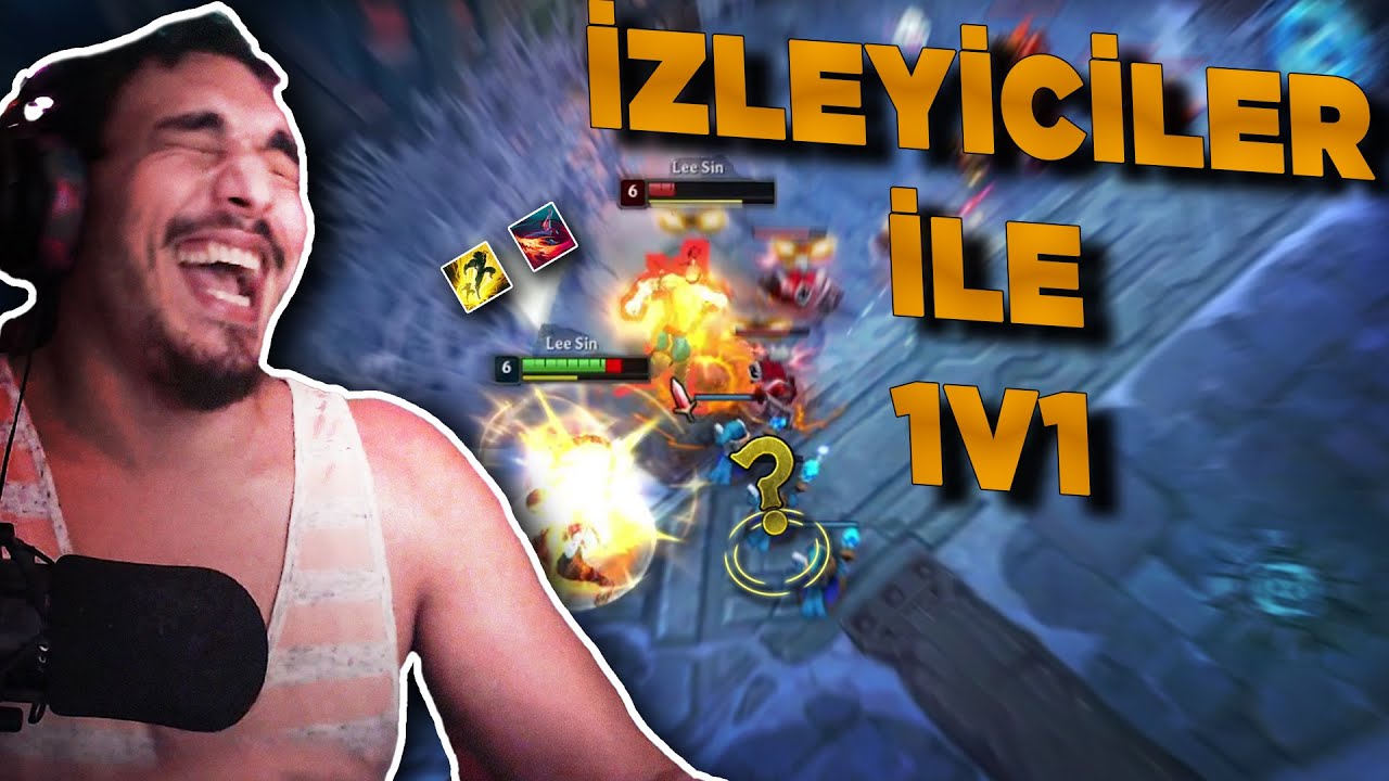 İZLEYİCİLER İLE LOL 1V1 (BOL HATALI) | P0GP LOL OYNUYOR