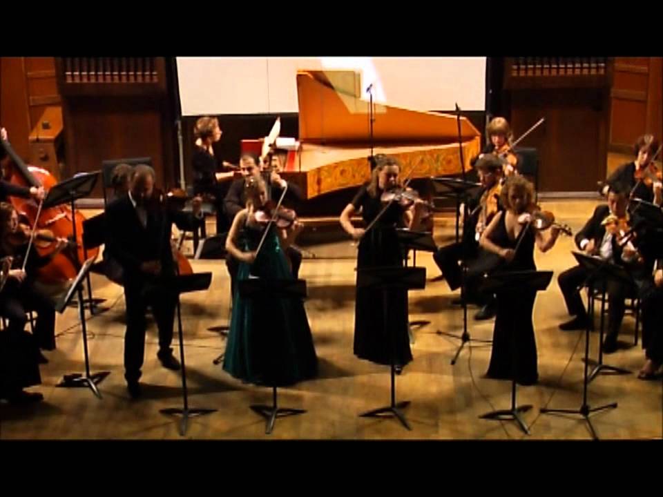 Vivaldi Concerto for Four Violins. Dmitry Sitkovetsky, Elizabeth Basoff-Darskaia