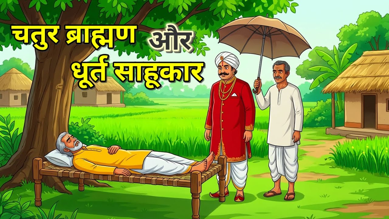 💠चतुर  ब्राह्मण और धूर्त साहुकार |Moral Story |शिक्षाप्रद कहानी|Panchtantra ki kahani |Bedtime story