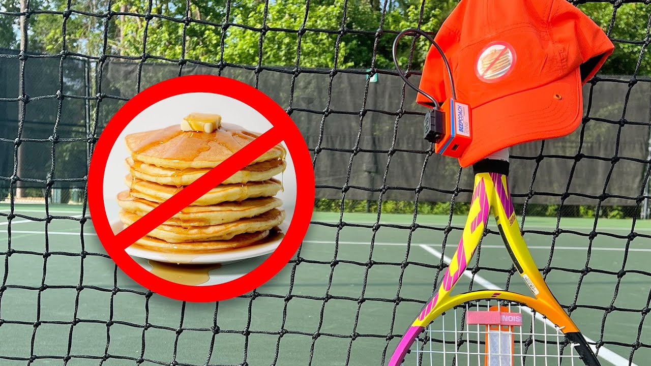 No Pancakes Tennis Serve Hat Training Aid How To