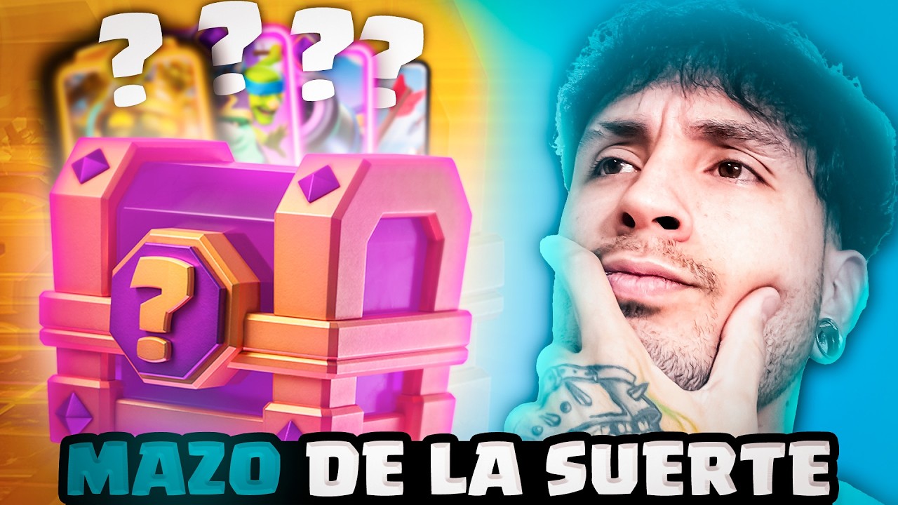 LOS COFRES ELIGEN MI MAZO EN CLASH ROYALE 3