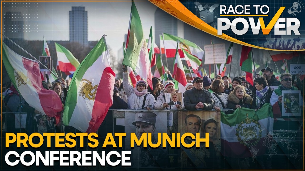 Munich Conference Protests: Iranians Protest Against Shah of Iran & Supreme Leader | Race To Power