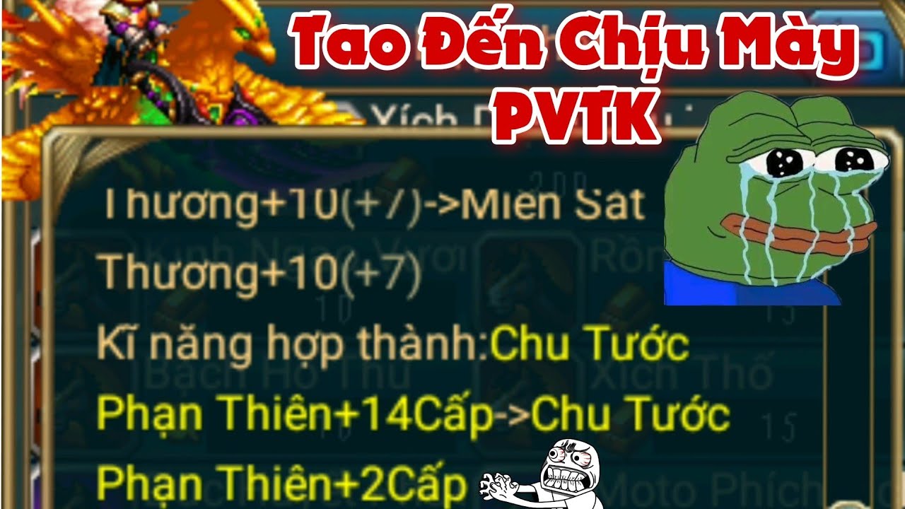 PVTK - Đập Skii Cho X&iacute;ch Diệm Chu Tước V&agrave; C&aacute;i Kết T&ocirc;i Nghỉ Game Okay