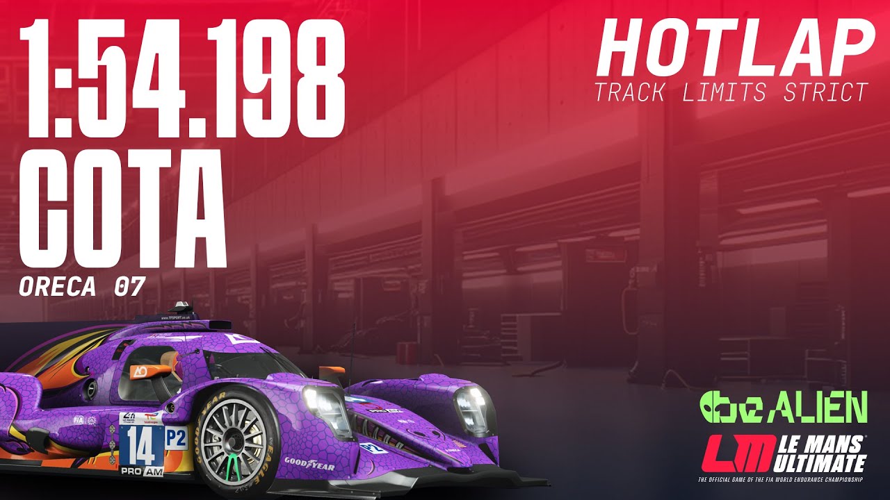 Le Mans Ultimate Hotlap: Oreca 07 LMP2 @ Cota