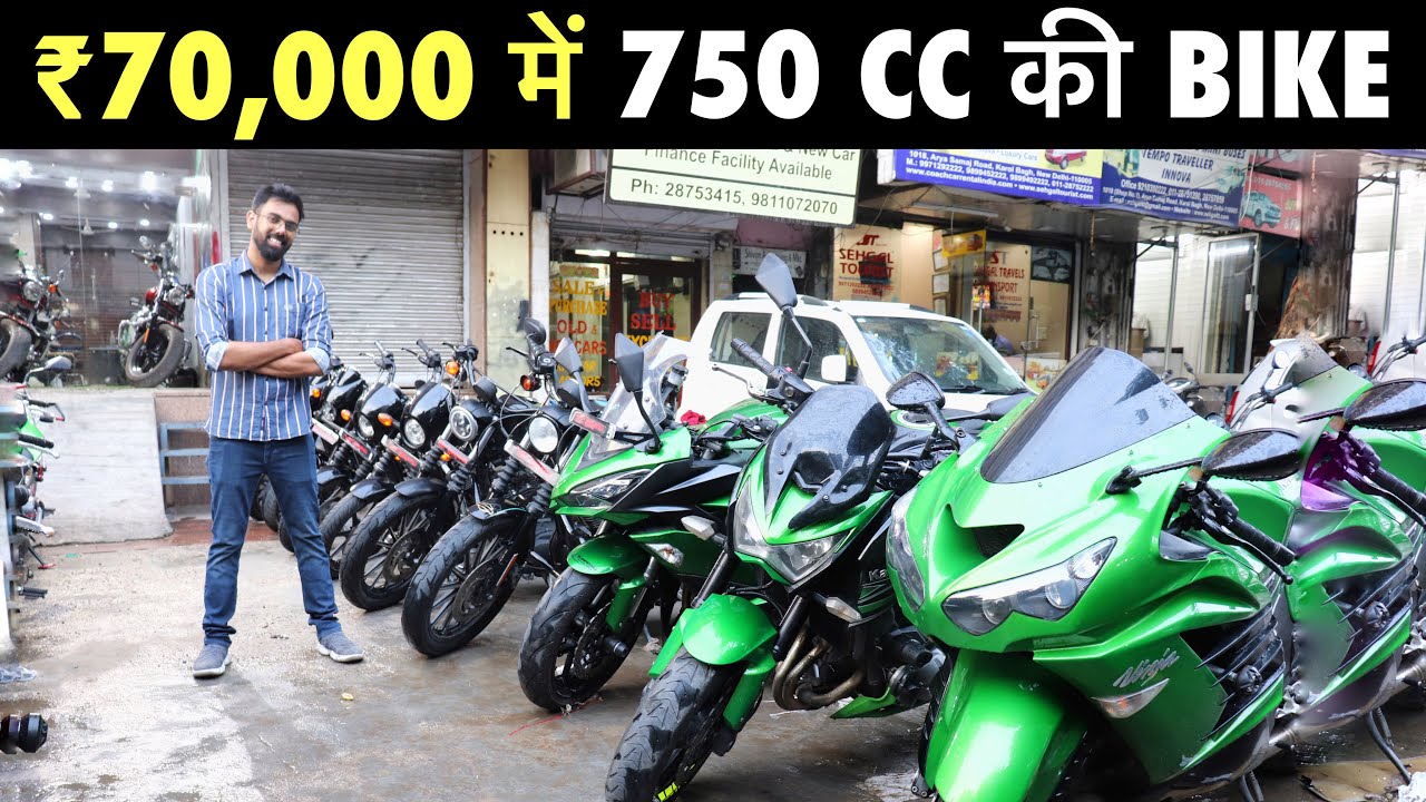 SUPERBIKES IN ₹70,000 | HAYABUSA, Z900, Z800, HARLEY | DEVIL KINGS KAROL BAGH | SJ AUTOVLOGS
