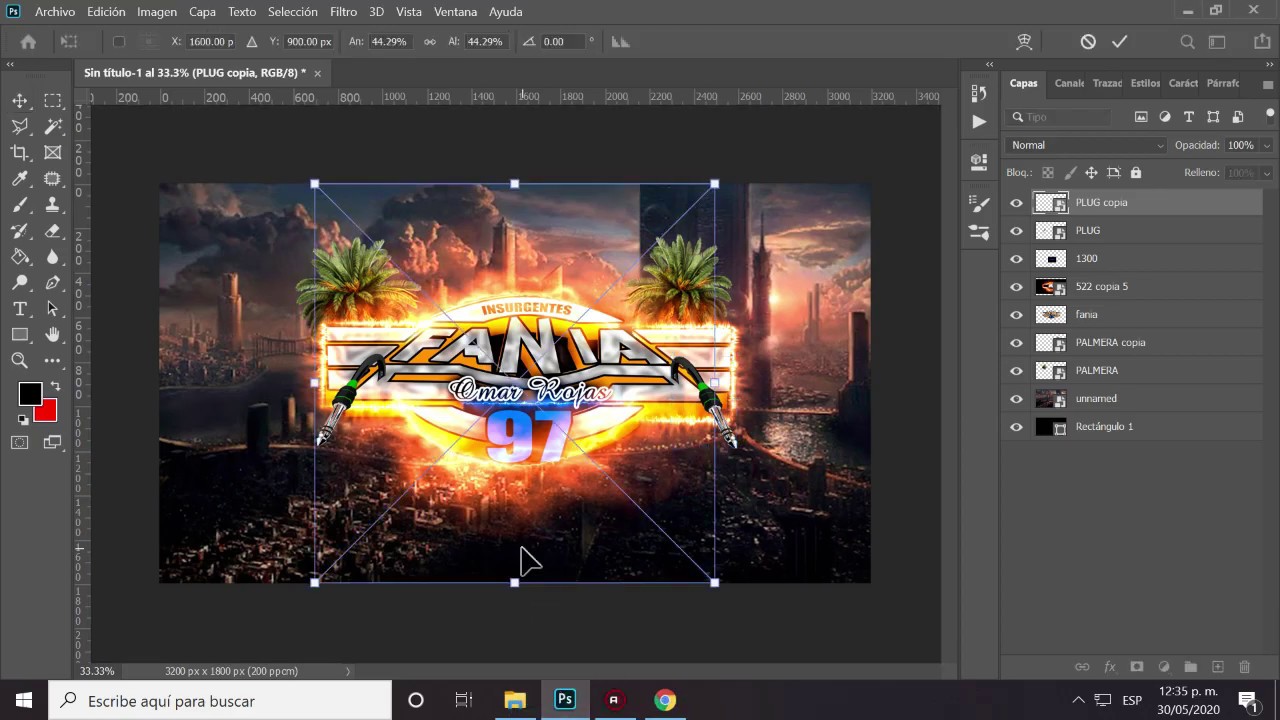 COMO HACER EL EFECTO ENERGY EN LOGOTIPOS SONIDEROS EN PHOTOSHOP CC 2020