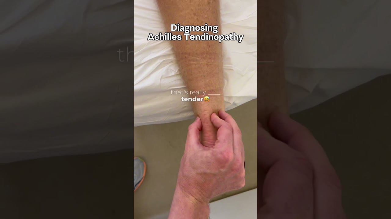 Diagnosing ACHILLES TENDINOPATHY in runners #running