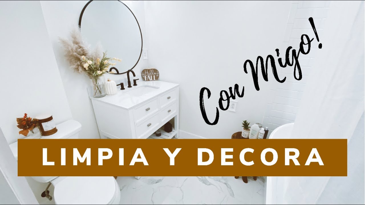 Motívate a Limpiar Y Limpia con Migo | Limpieza y Decoración De Otoño 2021 | Edición Baños