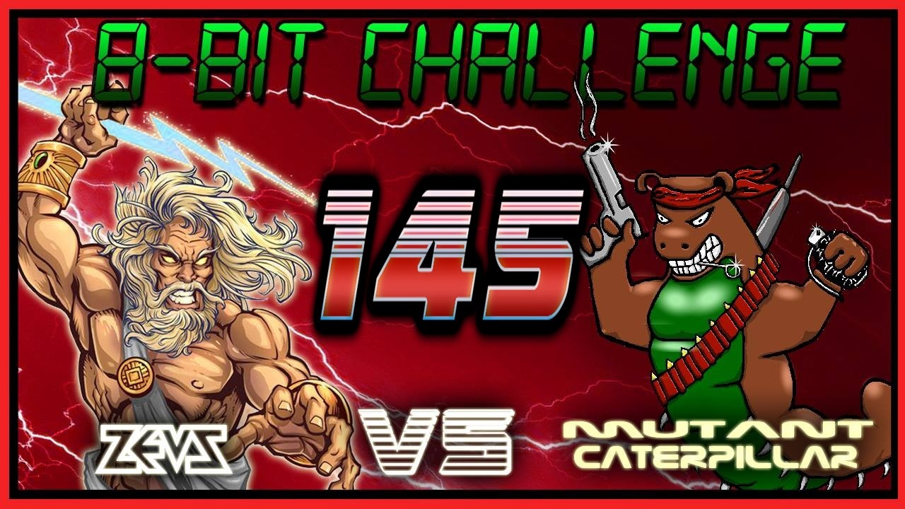 8-BIT CHALLENGE #145: GORF (ZX) + ? (Zeusdaz vs Mutant Caterpillar)
