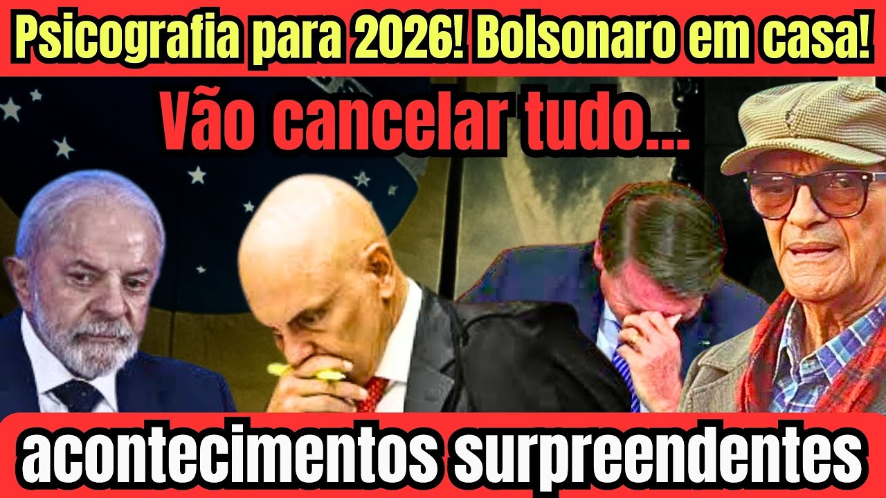 Psicografia para 2026! Bolsonaro em casa! V&atilde;o cancelar tudo &mdash; acontecimentos surpreendentes
