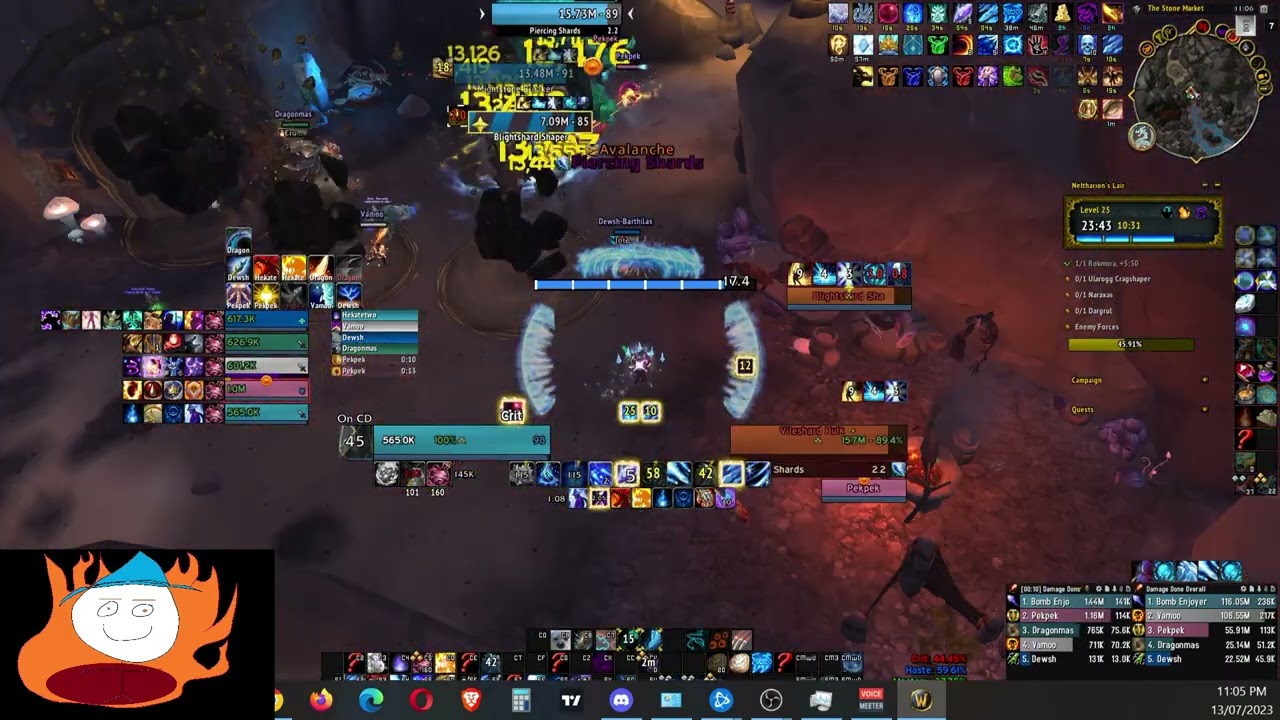 +25 Neltharion's Lair - Fortified, Spiteful, Volcanic - Frost Mage POV - 10.1.5