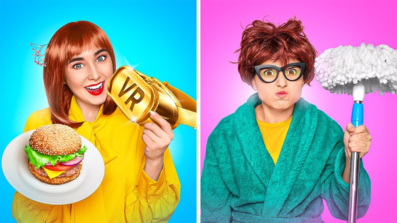 MOM VS STEPMOM- I HAVE TWO MOMS ||Crazy Rich VS Broke Family Situations by 123 GO! CHALLENGE
