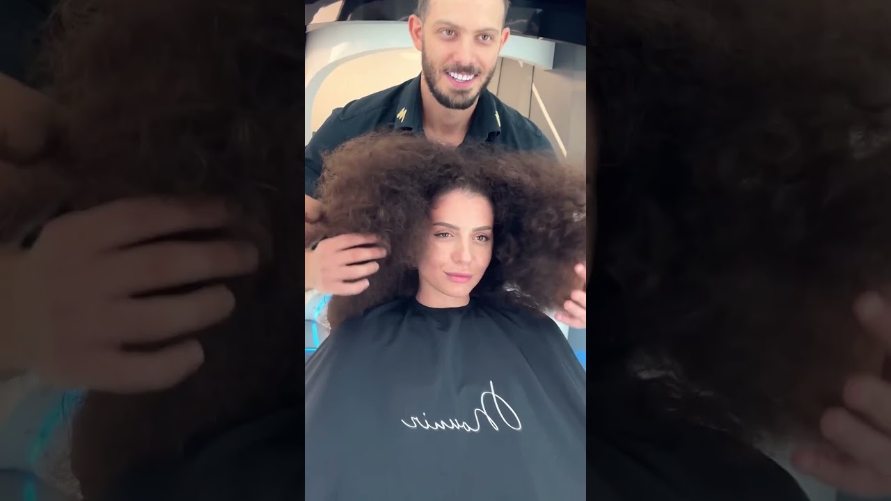 Curly Hair Cut Transformation! 