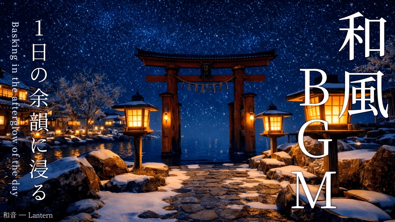 【和風BGM】一日の余韻に浸る｜Soothing Japanese Koto Music｜睡眠・作業用