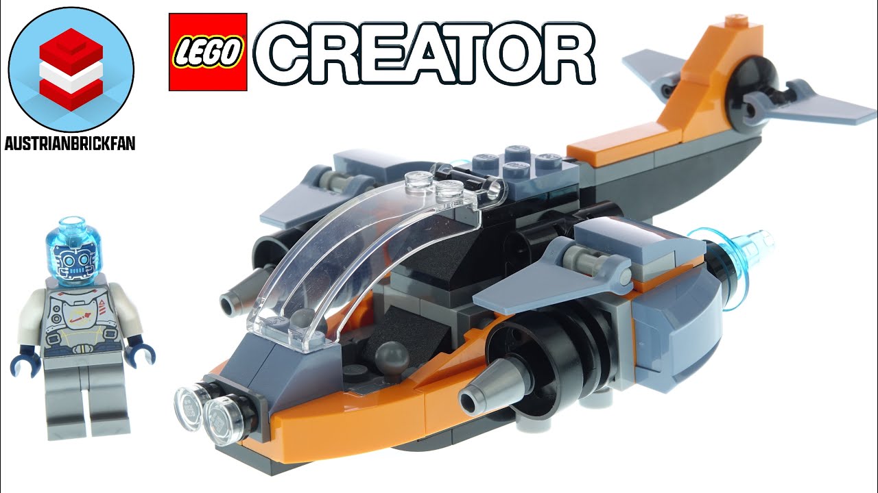 Lego Creator 31111 Cyber Drone - Lego Speed Build Review