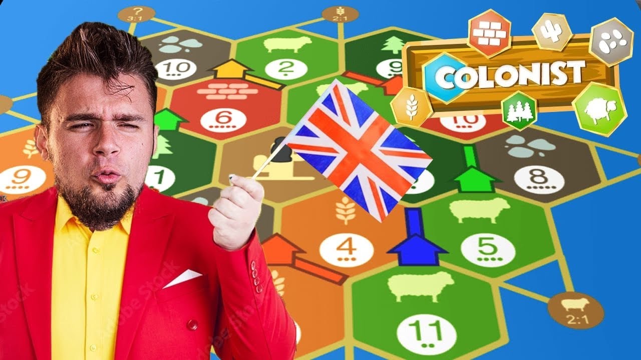 CATAN dla BIEDAKÓW, ale Gramy w WIELKIEJ BRYTANII | Colonist [#2]