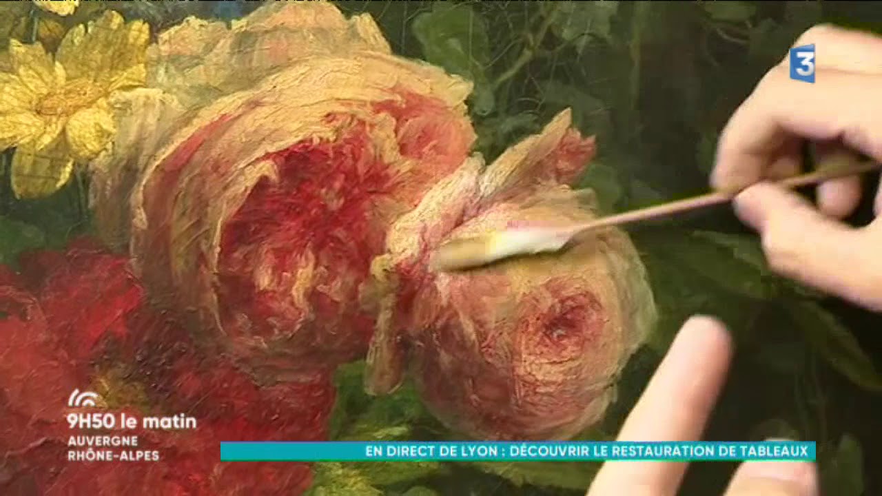 Lyon - Dans l'atelier d'Aldo Peaucelle, restaurateur de tableaux (2)