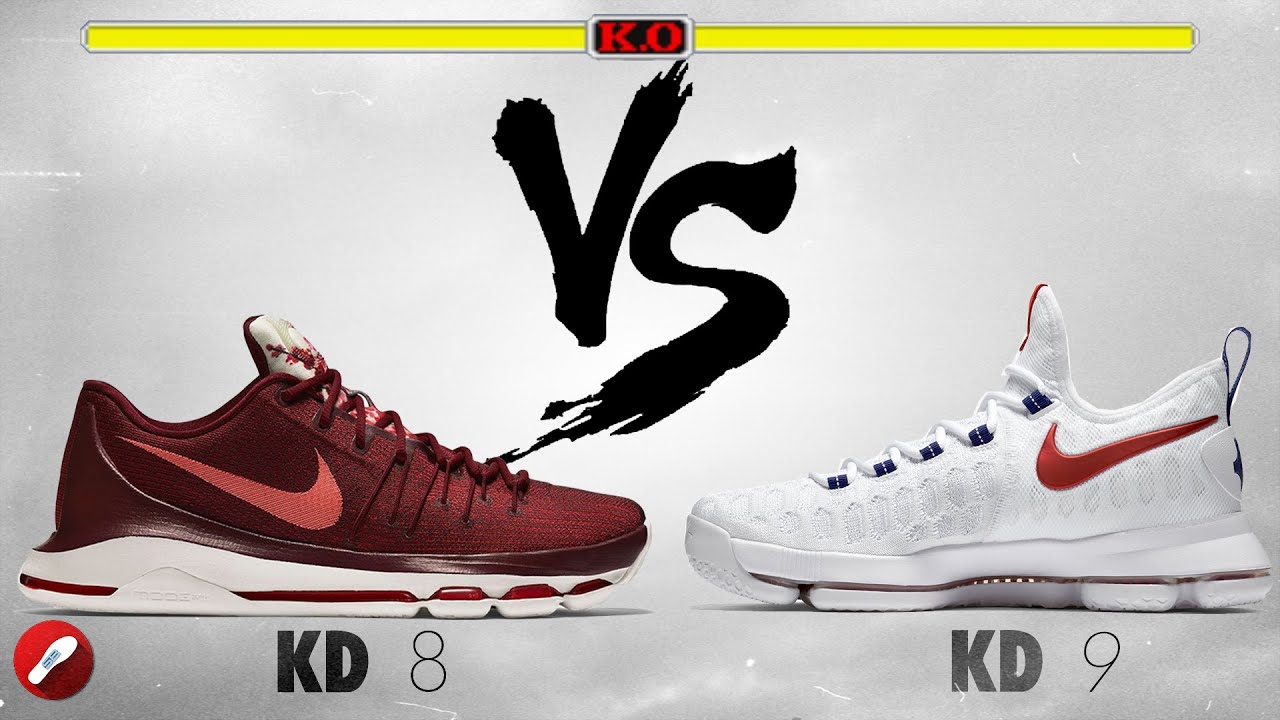 Nike Kd 8 vs Nike Kd 9!