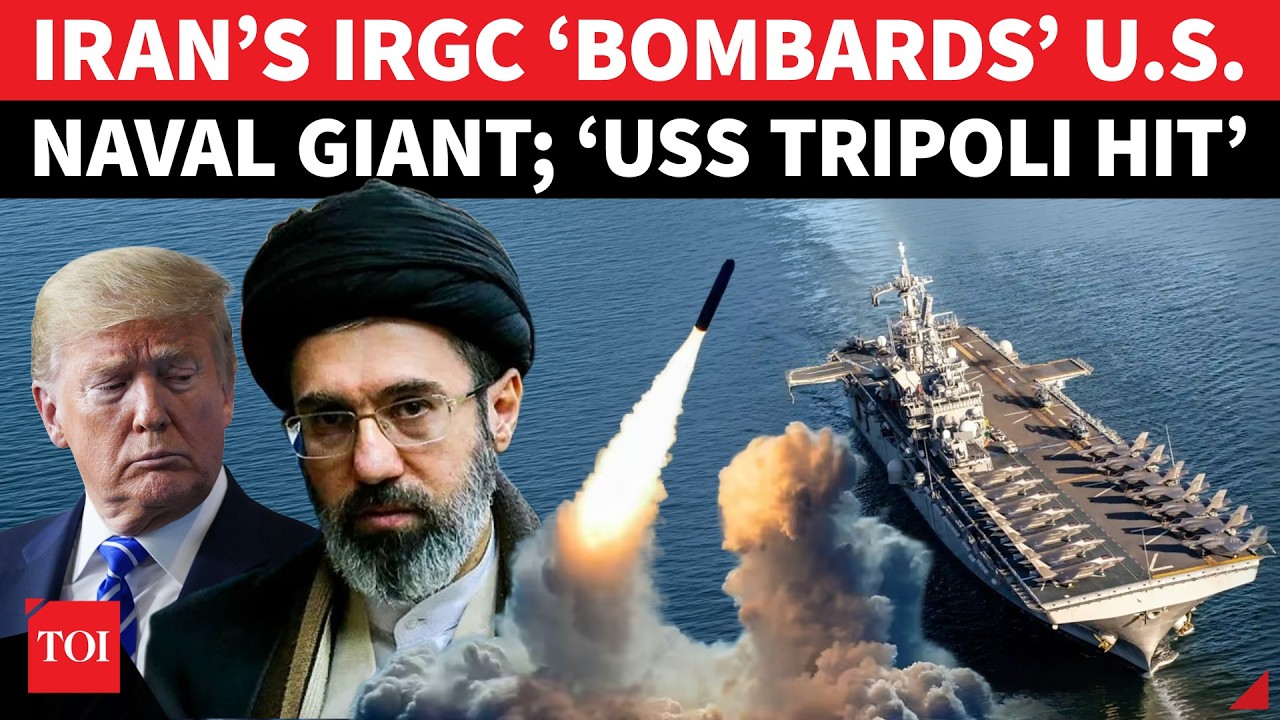 &lsquo;USS Tripoli BOMBED&rsquo;: Iran Claims Strike On American Warship, Raises Fears Of Direct Naval Clash