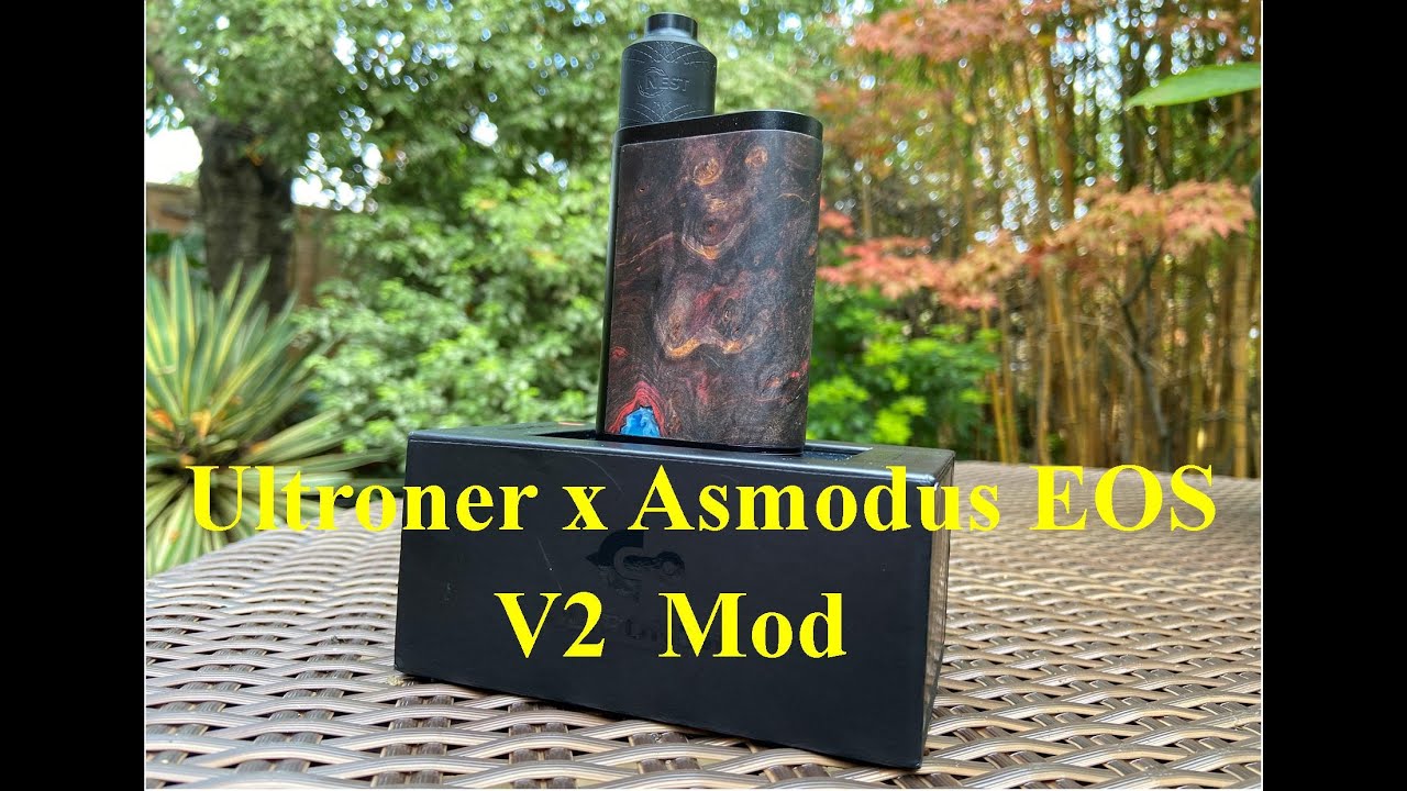 Ultroner x Asmodus EOS V2 180W Box Mod | Stabwood | Touch screen | Exquisite & accurate.