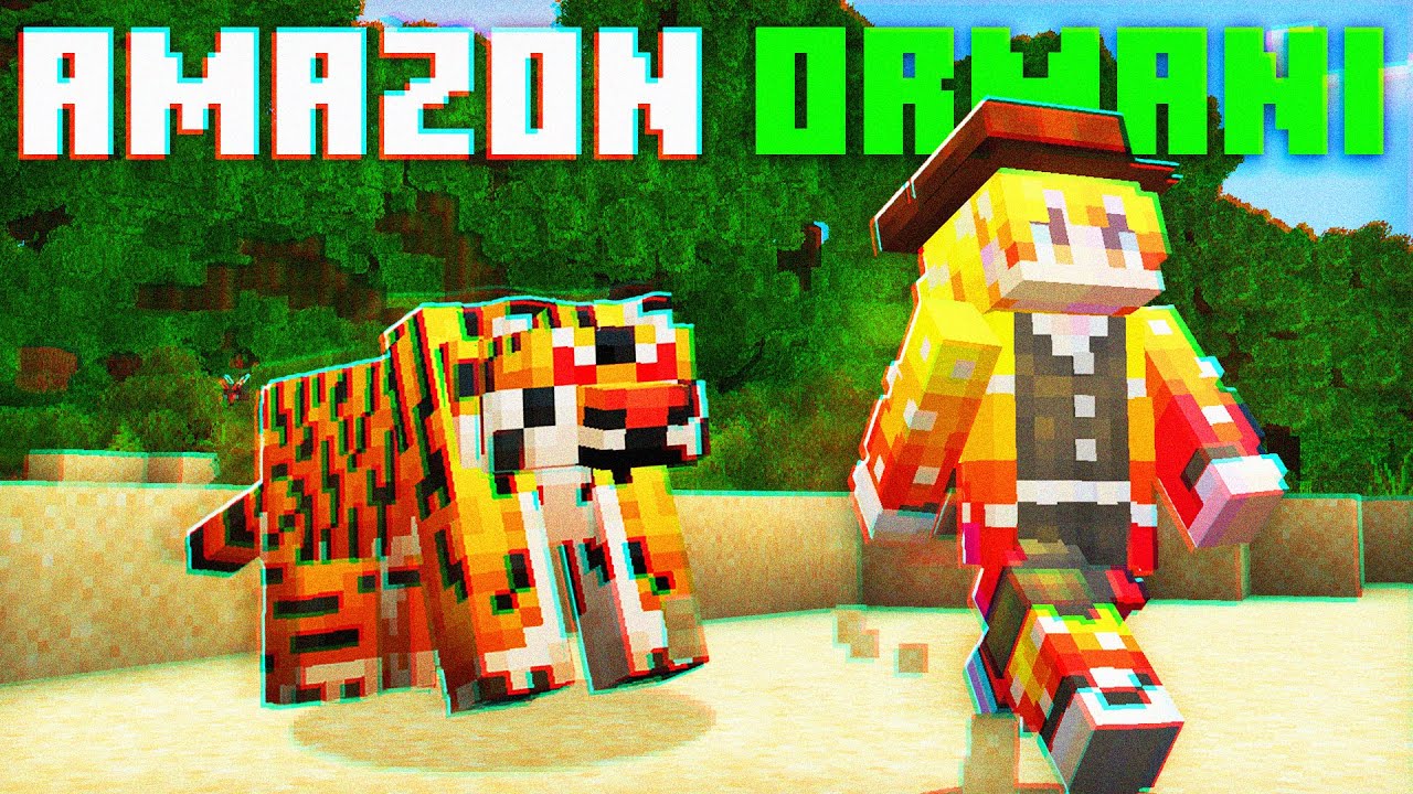 Minecraft AMAZON ORMANLARINDA Hayatta Kalmaya Çalıştım!
