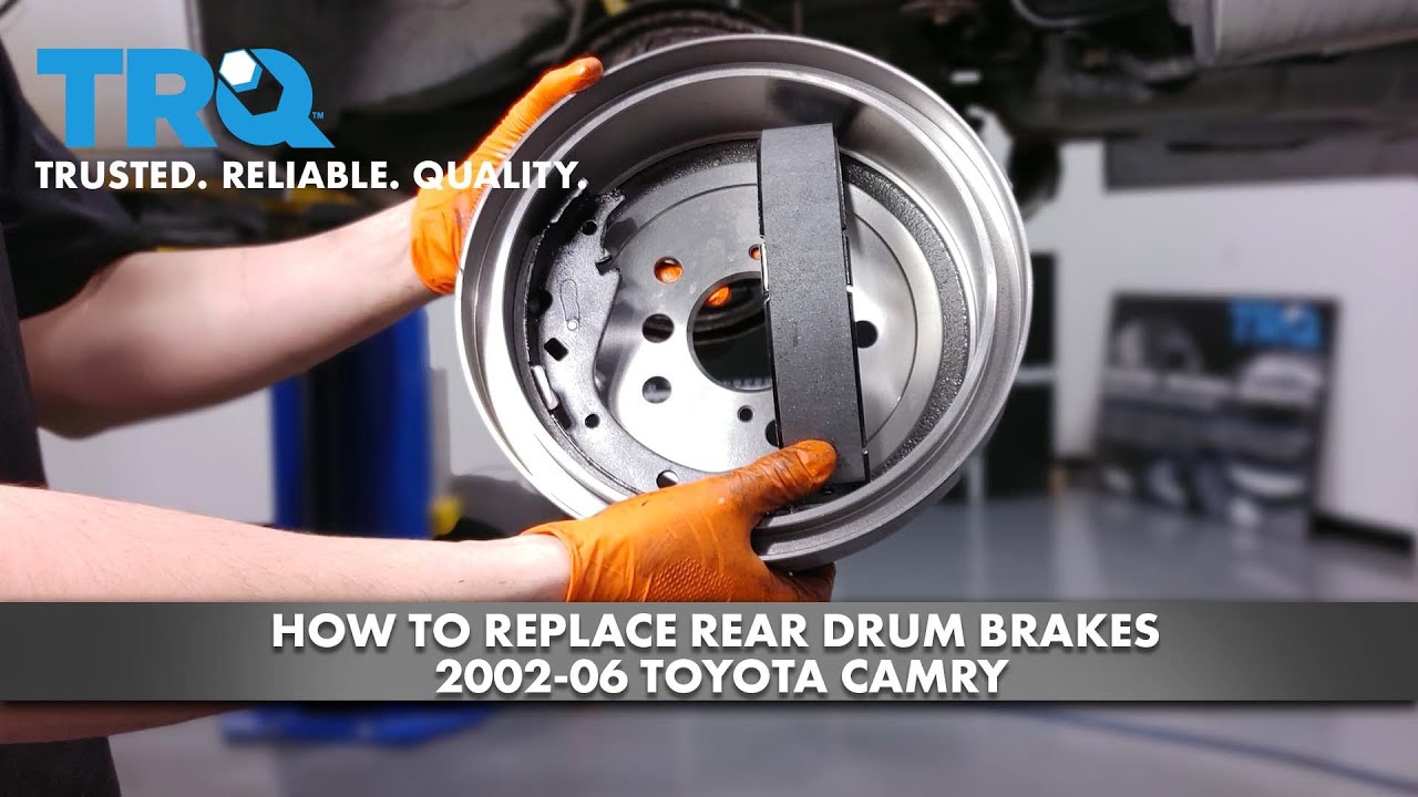 Как заменить задние барабанные тормоза на Toyota Camry 2002-06