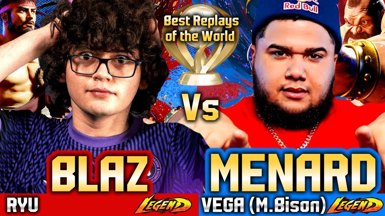 🔥 SF6 (BLAZ vs MenaRD) 🔥 Ryu vs Vega, M.Bison ▰ Street Fighter 6 Gameplay Red Bull Kumite Party