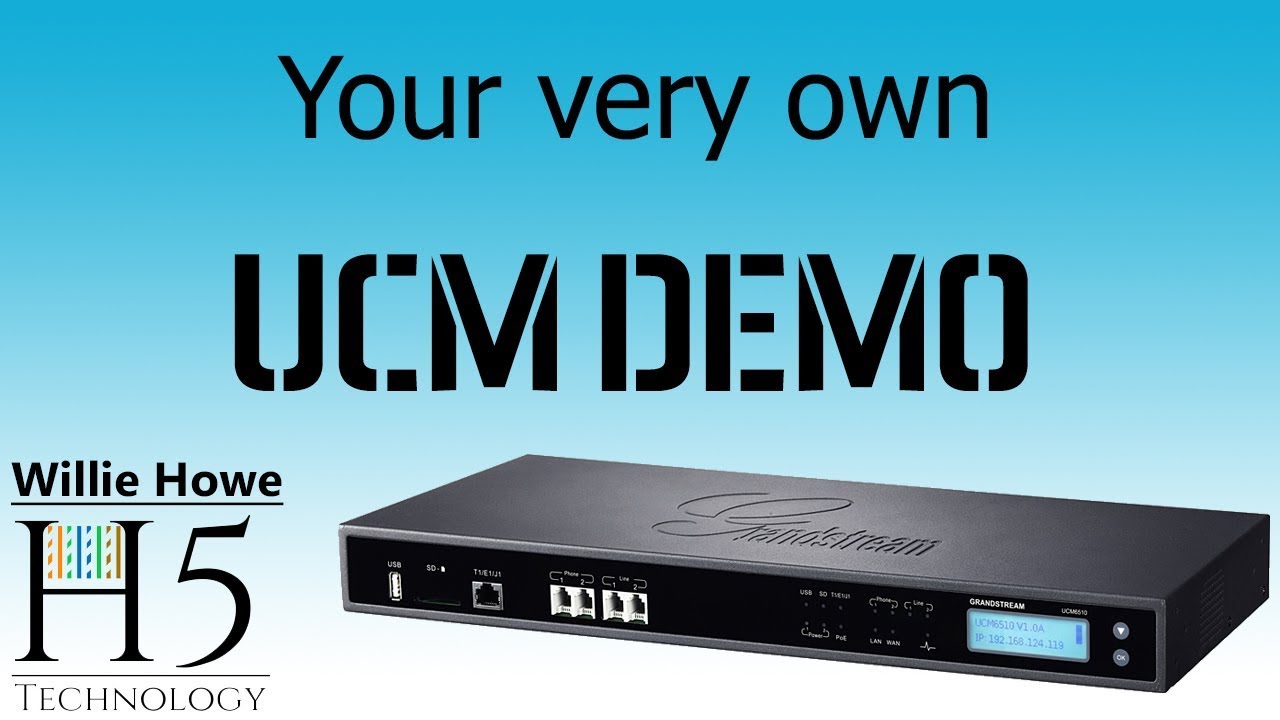 Grandstream UCM Demo Units