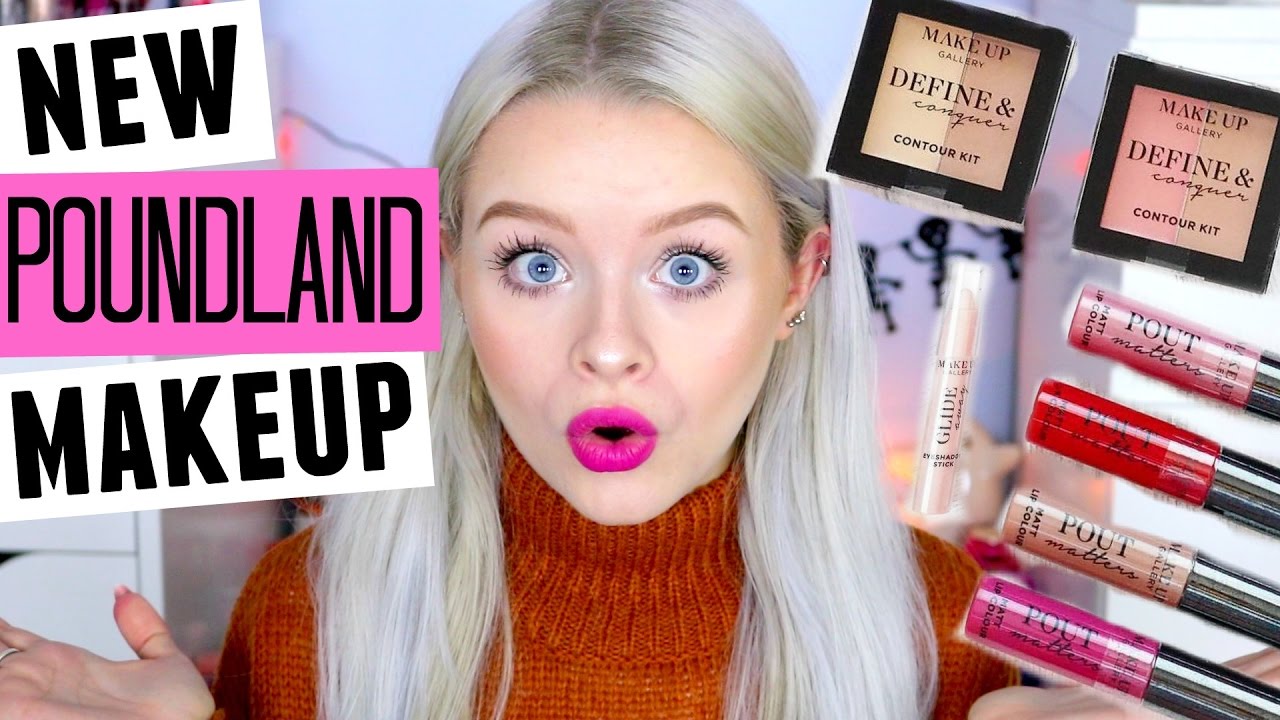 TESTING NEW POUNDLAND MAKEUP! (MATTE LIQUID LIPSTICKS, CONTOUR KIT etc) | sophdoesnails