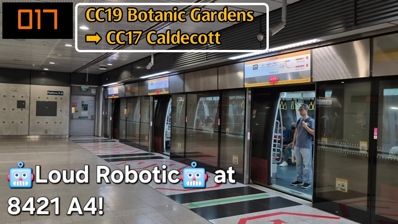 [Loud Robotic🤖🔥] Alstom C830C 842 from Botanic Gardens to Caldecott