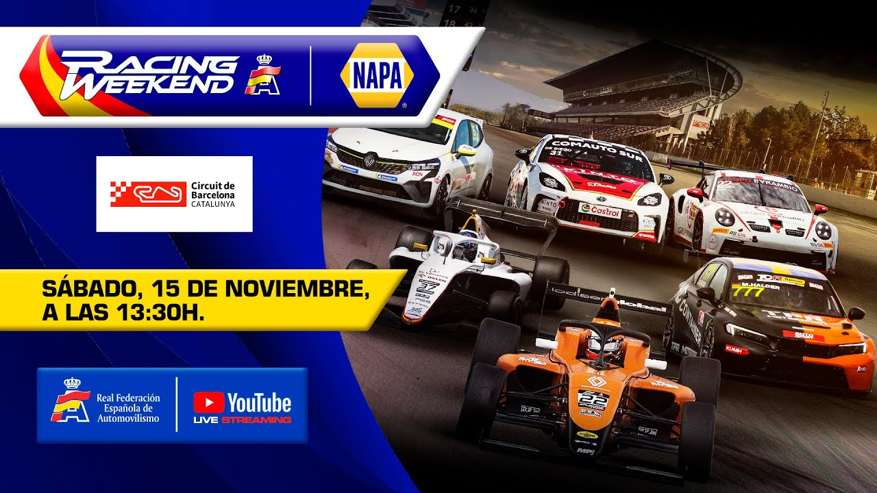 En directo: NAPA Racing Weekend &ndash; Barcelona 2025 | S&aacute;bado