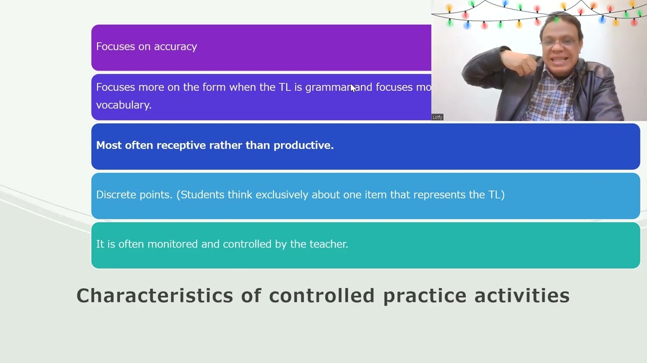 Mini TEFL Session 3 Controlled practice