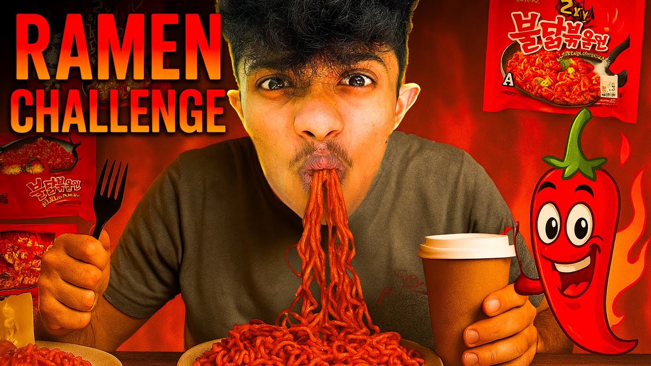 ලෝකේ තියෙන සැරම රාමෙන් එක කෑවා | @naughtyproductions