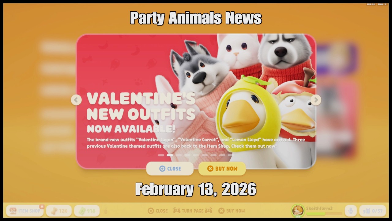 Party Animals News February 13, 2026