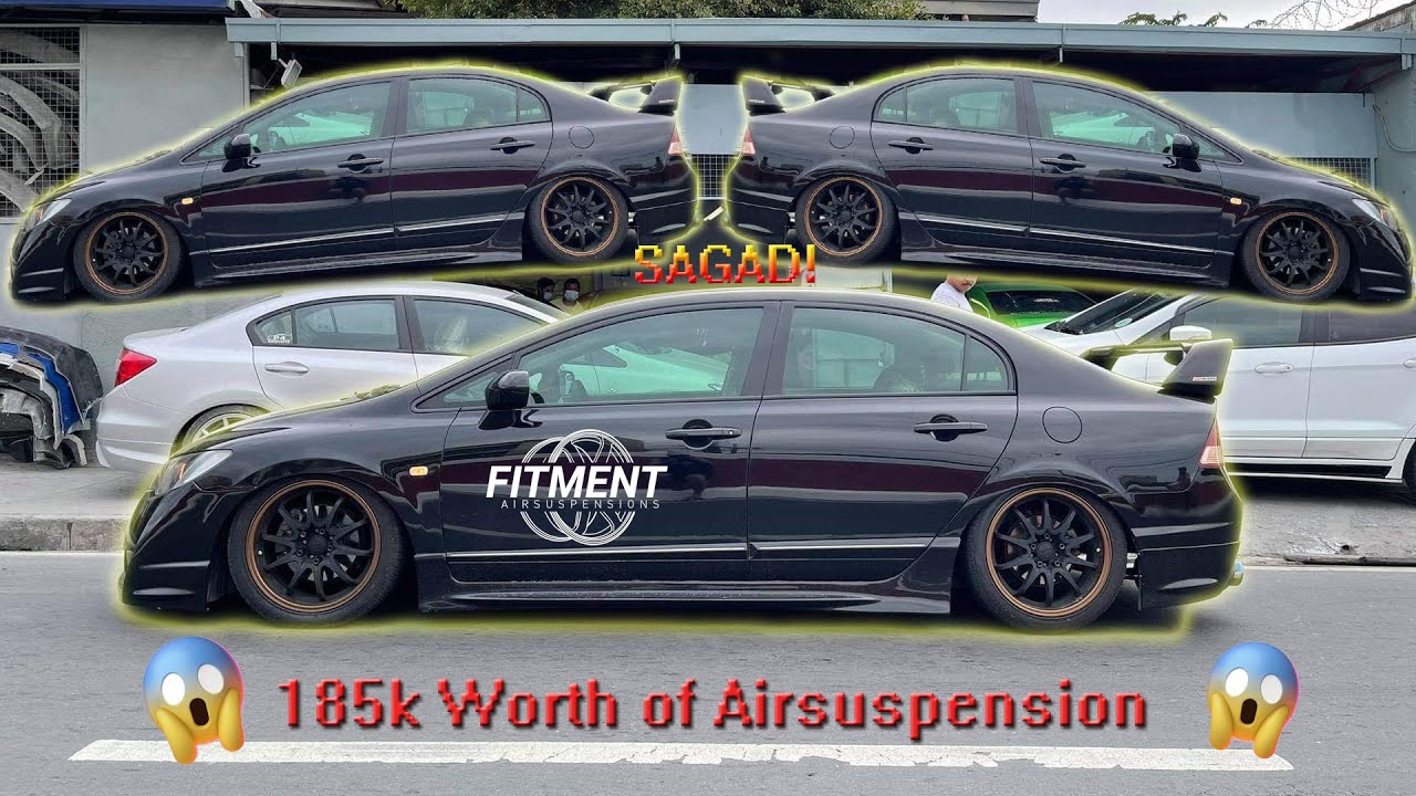 Honda Civic FD Stacked Airsuspension Build with Exomount, Height and Pressure Sensor (worth 185k!)