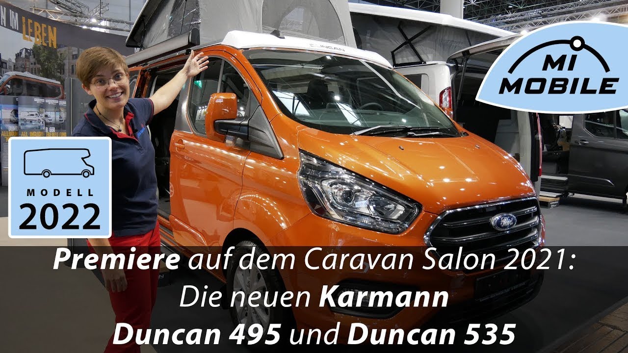 Premiere - Karmann Duncan 495 und 535 - die neue Freizeitfahrzeug Alterntive auf Ford Basis CSD2021