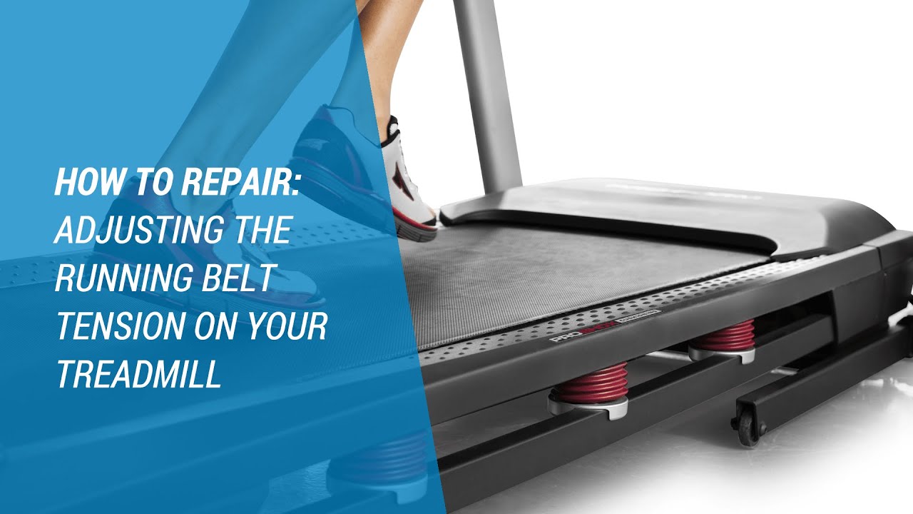 How to Repair: Adjusting Running Belt Tension on Your Treadmill