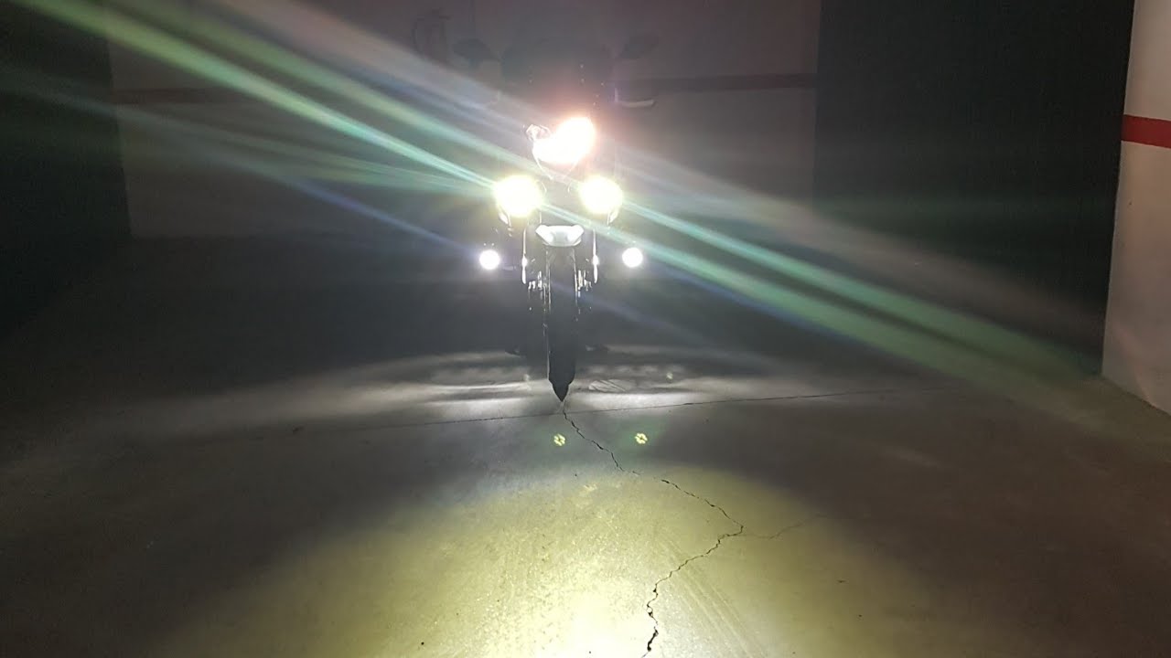 instalación luces auxiliares led a la benelli trk.
