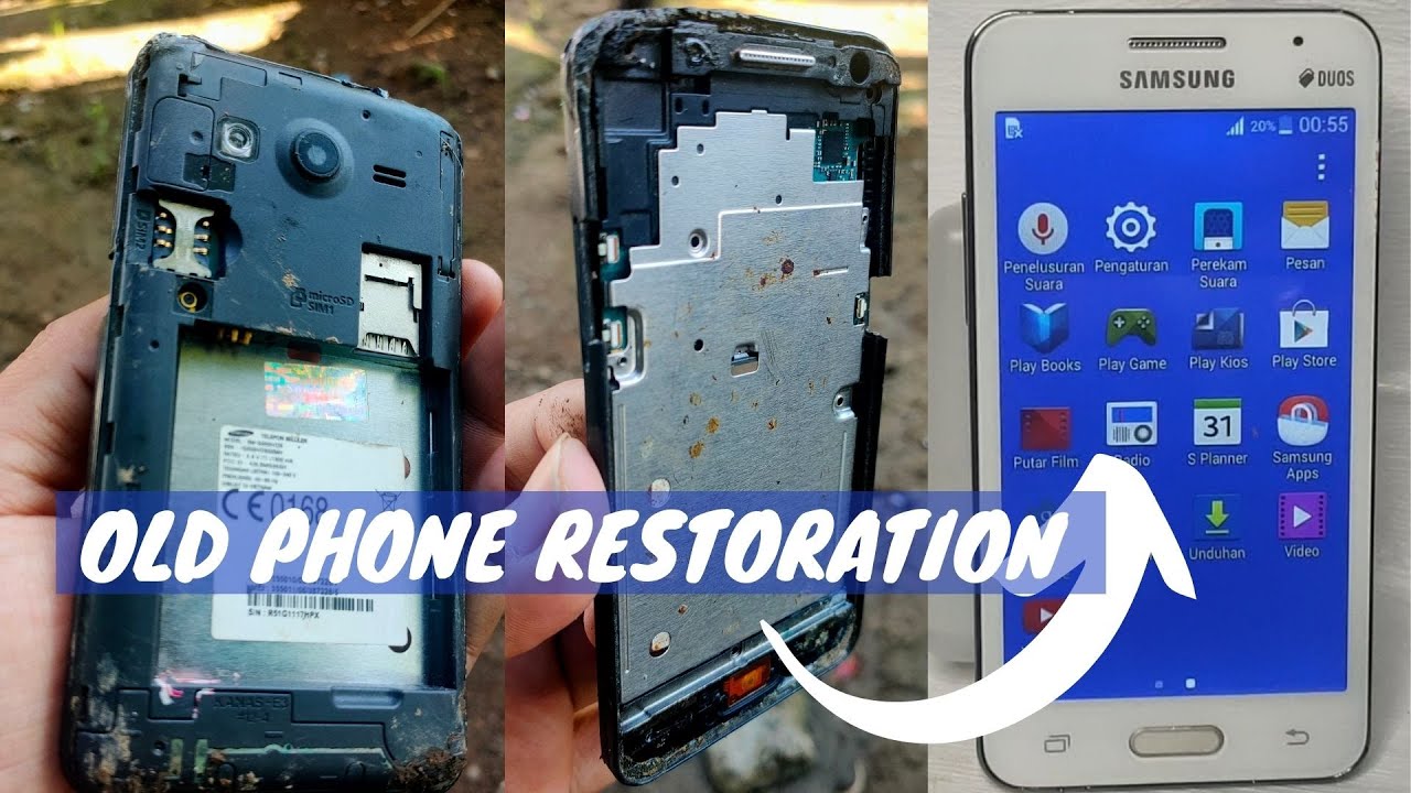 how to restore samsung galaxy core 2 SM-G355 | Old phone restoration |Restoration video