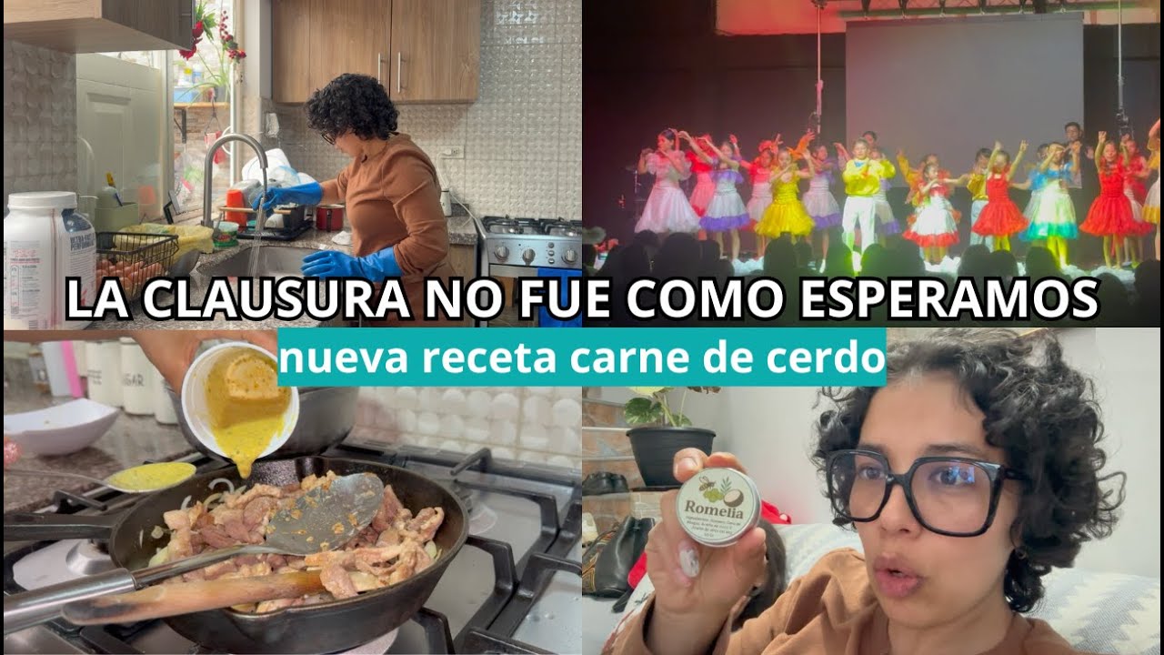 ✨Mis hijos estan en VACACIONES 😎 cocinar, lavar el carro y una clausura que nos dejo inconformes