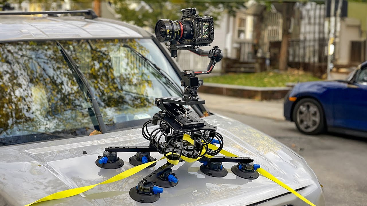 Proaim SuperGrip Suction Car Mount w Vibration Isolator for Camera Gimbals - High-end Shots | Review